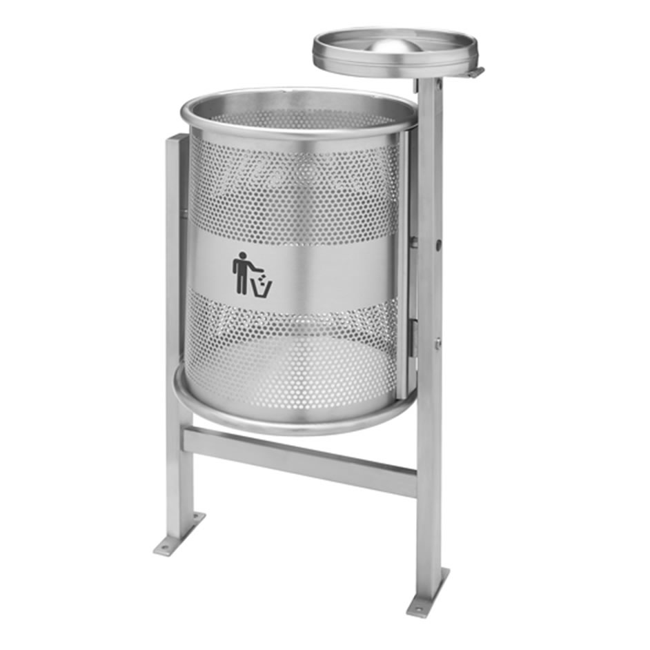 Papeleiro Cinzeiro de Jardim